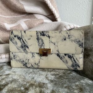 Balenciaga Marble Pattern Long Wallet